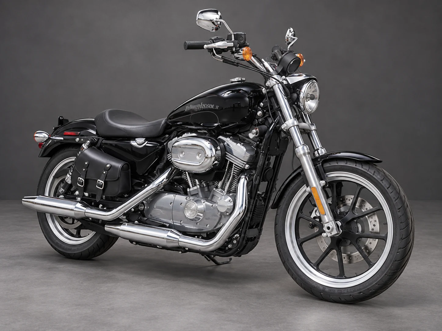 Студийная AI-визуализация sportster-2015 по референсу владельца